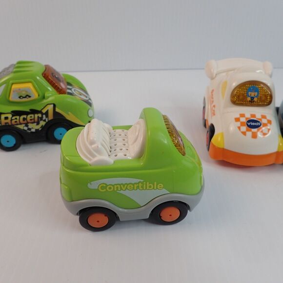 Vtech Go Go Smart Wheels Cars Lot Of 5 Airplane Helicopter Convertible Race Car - Picture 13 of 16